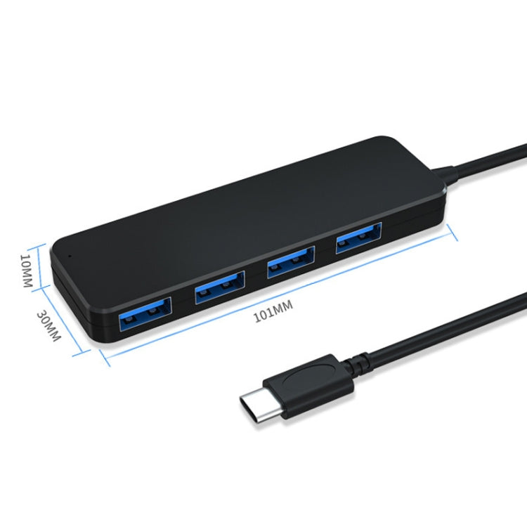 Hub USB-C 4 porte USB 3.0/2.0 per notebook compatibile multi-sist