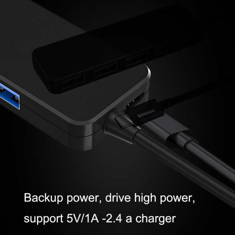 Hub USB-C 4 porte USB 3.0/2.0 per notebook compatibile multi-sist