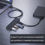 Hub USB-C 4 porte USB 3.0/2.0 per notebook compatibile multi-sist