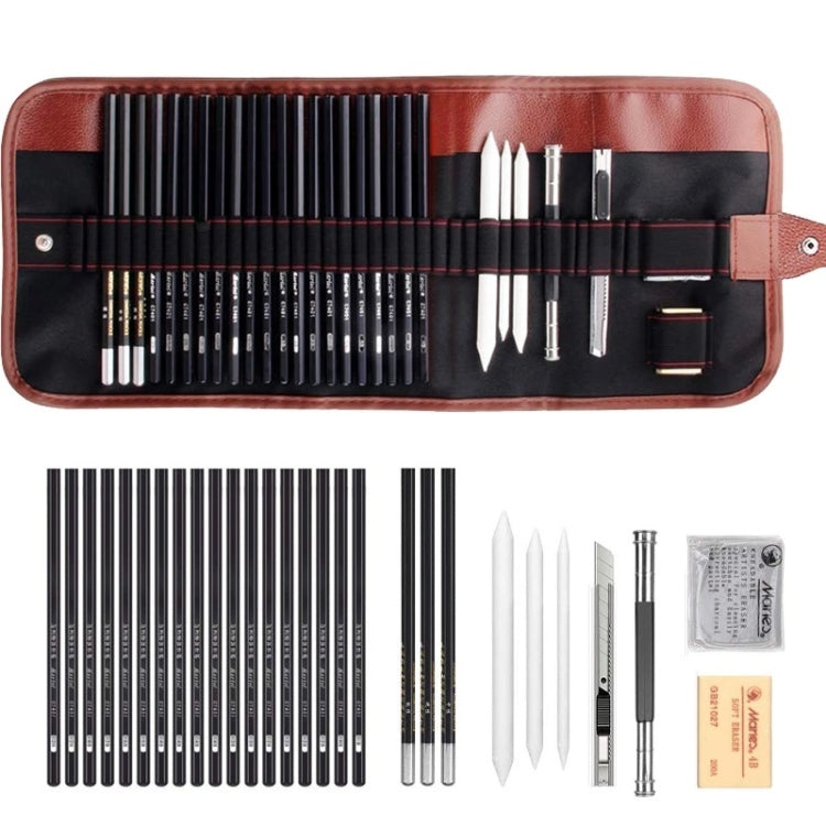 Set 30 Matite da Disegno in Legno per Schizzi Artistici