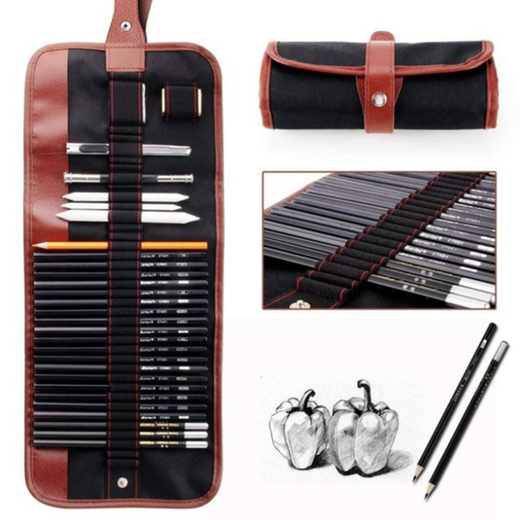 Set 30 Matite da Disegno in Legno per Schizzi Artistici