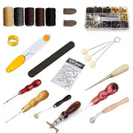 Set di strumenti fai-da-te in pelle fatti a mano Set di strumenti per cucito artigianale, ER103 28 In 1