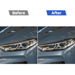 Per BMW Serie 8 G14 2019-2024 2 pezzi/set adesivo universale per sopracciglia fari