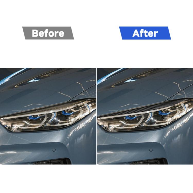 Per BMW Serie 8 G14 2019-2024 2 pezzi/set adesivo universale per sopracciglia fari