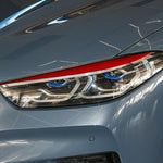 Per BMW Serie 8 G14 2019-2024 2 pezzi/set adesivo universale per sopracciglia fari