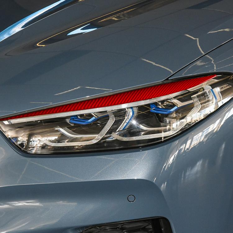 Per BMW Serie 8 G14 2019-2024 2 pezzi/set adesivo universale per sopracciglia fari