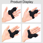 Supporto dita con stecca in velluto nero