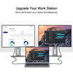 Cavo adattatore USB-C a DisplayPort 4K 60Hz intrecciato nylon