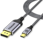Cavo adattatore USB-C a DisplayPort 4K 60Hz intrecciato nylon