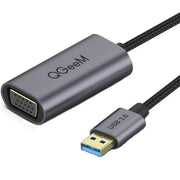 QGeeM QG-UA07-A Convertitore video multi-display da USB 3.0 a VGA ad alta velocità, USB 3.0 to VGA