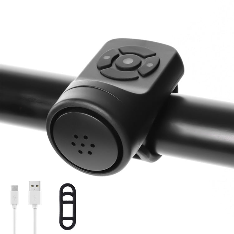 Campanello elettrico per bicicletta 120db 4 modalità Avvisatore acustico antifurto per ciclismo ricaricabile, 120db