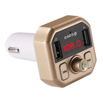 B9 Smart Digital Display Dual USB Caricabatteria da auto Bluetooth con funzione di chiamata in vivavoce