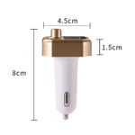 B9 Smart Digital Display Dual USB Caricabatteria da auto Bluetooth con funzione di chiamata in vivavoce