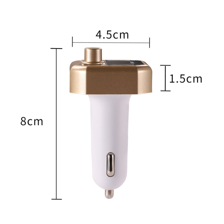 B9 Smart Digital Display Dual USB Caricabatteria da auto Bluetooth con funzione di chiamata in vivavoce