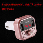 B9 Smart Digital Display Dual USB Caricabatteria da auto Bluetooth con funzione di chiamata in vivavoce
