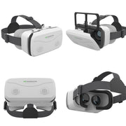 Casco VR SHINECON G15 Occhiali per realtà virtuale VR Occhiali 3D per telefono da gioco tutto in uno, G15 White, G15 Black