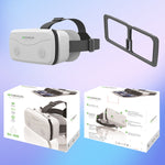 Casco VR SHINECON G15 Occhiali per realtà virtuale VR Occhiali 3D per telefono da gioco tutto in uno, G15 White, G15 Black