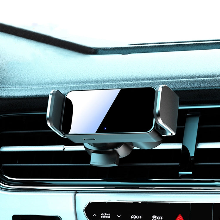 Presa d'aria per auto Smart Navigation Supporto per telefono cellulare elettrico, 660 Black, 660 Gray, 661 Clamping, 661 Paste