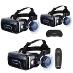 7th VR Occhiali 3D Virtual Reality Game Occhiali digitali con auricolare, G04EA Increase Version, G04EA+B01 Handle, G04EA+B03 Handle