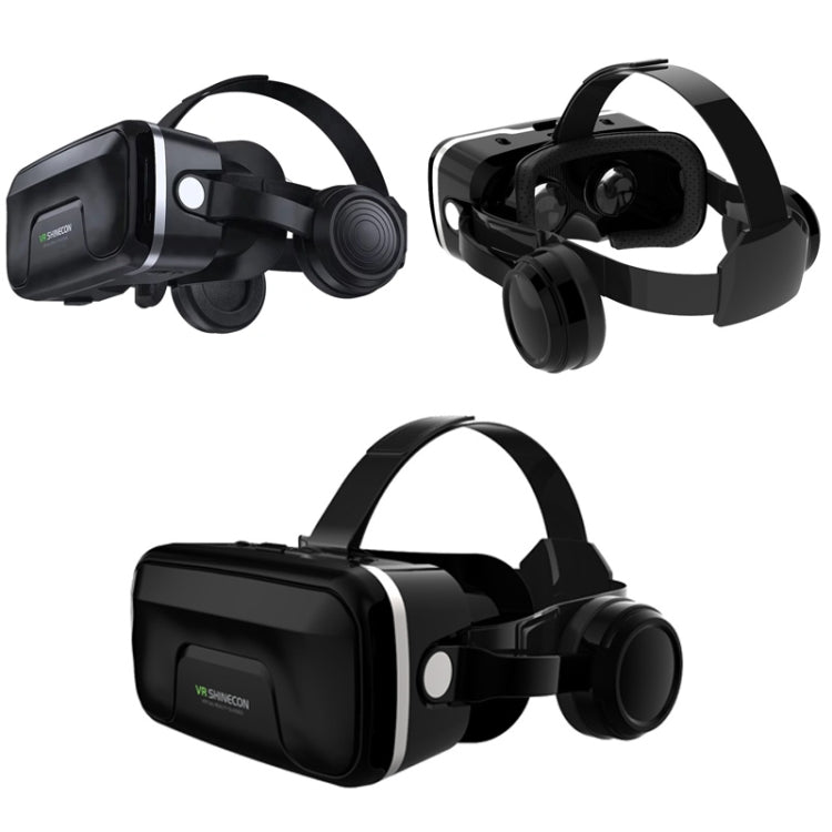 7th VR Occhiali 3D Virtual Reality Game Occhiali digitali con auricolare, G04EA Increase Version, G04EA+B01 Handle, G04EA+B03 Handle