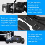 7th VR Occhiali 3D Virtual Reality Game Occhiali digitali con auricolare, G04EA Increase Version, G04EA+B01 Handle, G04EA+B03 Handle