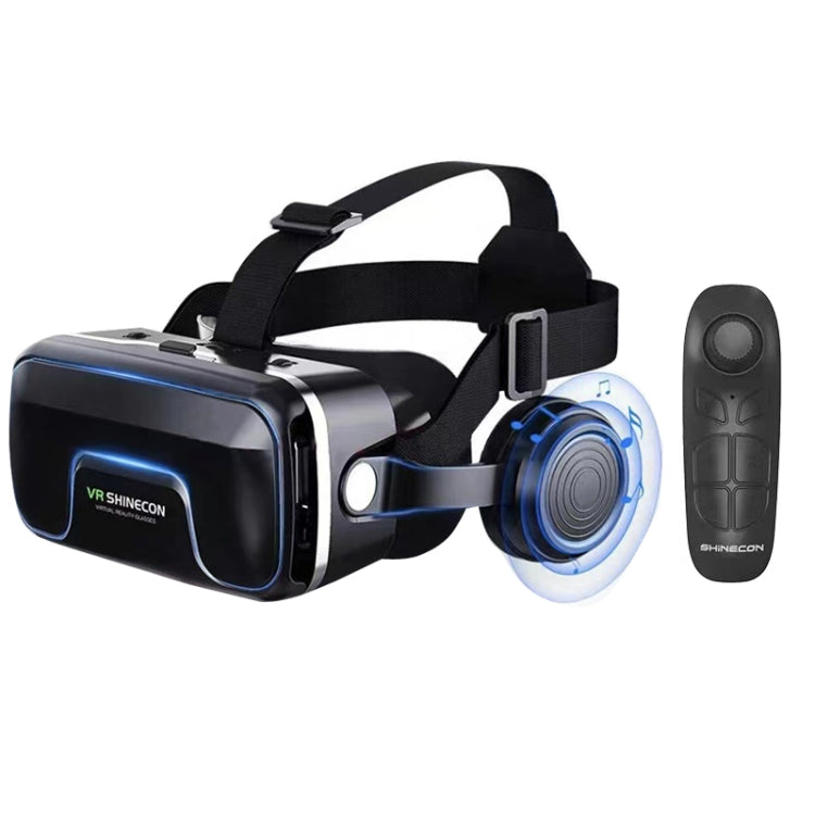 7th VR Occhiali 3D Virtual Reality Game Occhiali digitali con auricolare, G04EA Increase Version, G04EA+B01 Handle, G04EA+B03 Handle