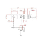 Fusibile MRBF della colonna della batteria del veicolo elettrico di nuova energia 2pcs, Battery Column MRBF Fuse