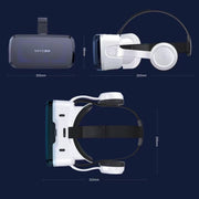 Occhiali VR per casco per realtà virtuale 3D con auricolare Bluetooth, G04BS, G04BS+B01 Handle, G04BS+B03 Handle