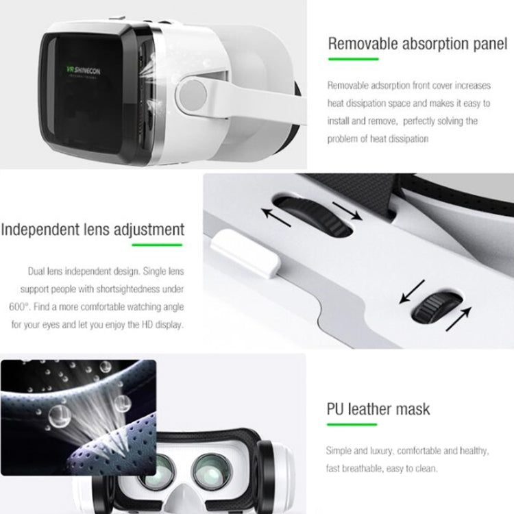 Occhiali VR per realtà virtuale 3D con auricolare Bluetooth