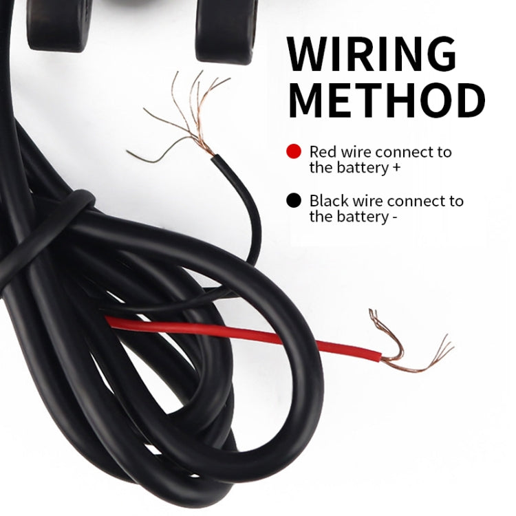 Misuratore tensione batteria moto YL-M01 con LED