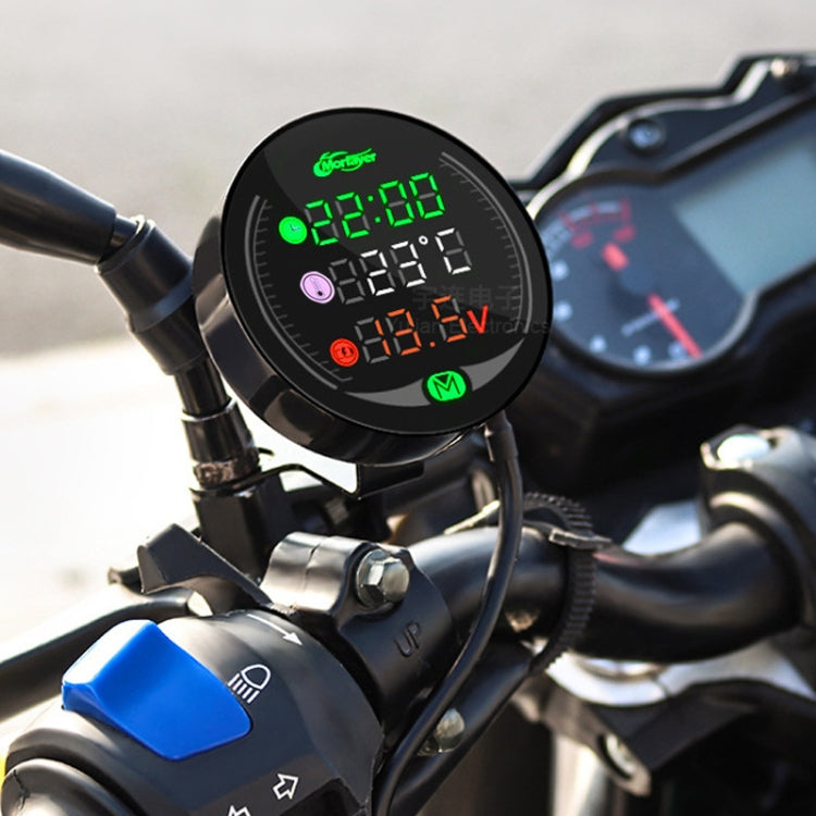 Strumento di modifica del motociclo per visione notturna a LED 9-24V, Morfayer YL-M05 4 In 1 Water Temperature Model, Morfayer YL-M05 5 In 1 Water Temperature Model, Morfayer YL-M05 5 In 1 Environmental Temperature Model                                ...