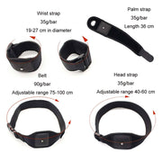 Per HTC Vive Tracker VR Game Tracker Accessori cinturino, stile:, Foot/Wrist Straps, Headband, Belt, Palm Straps, 2 Wristband+1 Belt