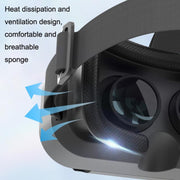 VR SHINECON G13 Occhiali per realtà virtuale VR Occhiali per cellulare Film Gioco Occhiali digitali 3D, G13