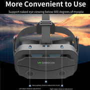 VR SHINECON G13 Occhiali per realtà virtuale VR Occhiali per cellulare Film Gioco Occhiali digitali 3D, G13