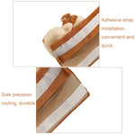 002 Cuscino protettivo anti-strangolamento con cintura di sicurezza ispessita simpatico cartone animato, lunghezza:, 30.5cm (Brown Dog), 30.5cm (Beige Dog), 30.5cm (Gray Cat), 30.5cm (Pink Cat), 30.5cm (Gray Fox), 30.5cm (Bear), 23cm (Brown Dog)       ...