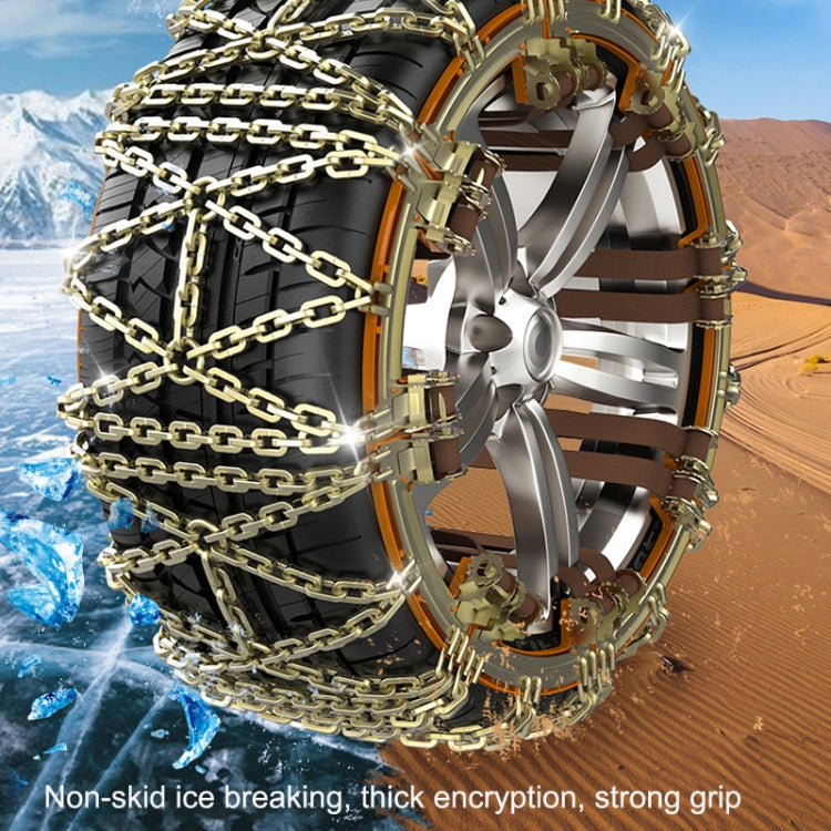 Pneumatico per auto Camion SUV Neve Inverno Emergenza Catena antiscivolo, Stile:, Field Type (Small), Field Type (Large), 4 Chains (Small), 4 Chains (Large), Double Head Rice Type (Small), Double Head Rice Type (Large), Double Head Fields Type (Small) ...