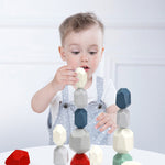 I primi insegnamenti dei bambini impilano blocchi di pietra in legno impilano giocattoli di pietra, 20 Grains D, 20 Grains E, 21 Grains A, 21 Grains C, 22 Grains Combination, 36 Grains Combination, 36 Grains Beech Wood, 38 Grains Combination A         ...