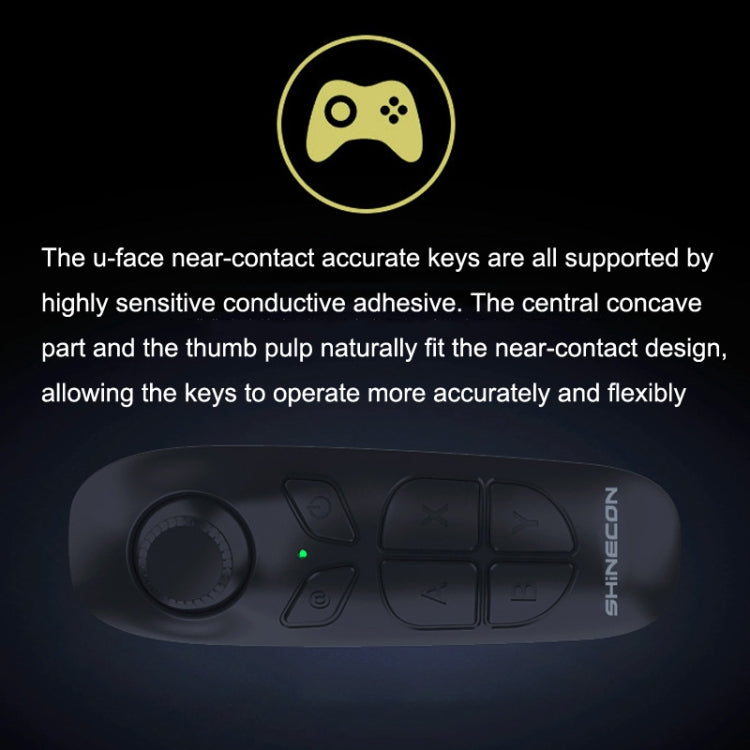 VR SHINECON SC-B03 Gioco VR Telecomando wireless Bluetooth Maniglia Selfie Stick Telecomando Riproduzione video, SC-B03