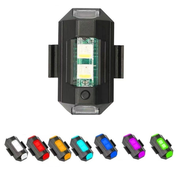 3pcs M1 moto bicicletta aereo esplosione luci crociera lampeggiante luce di collisione anti-posteriore