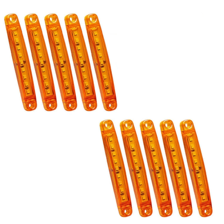 MK-224 10pcs 12-24V camion rimorchio 9LED luce laterale fanale posteriore luce di segnalazione, MK-224(Red), MK-224(Yellow), MK-224(White)