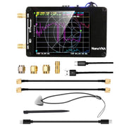 NANOVNA-H Versione aggiornata TFT da 2,8 pollici 50Khz-1.5Ghz Analizzatore di antenna di rete vettoriale MF HF VHF UHF con scheda SD, 2.8 Inch