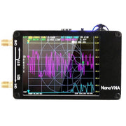 NANOVNA-H Versione aggiornata TFT da 2,8 pollici 50Khz-1.5Ghz Analizzatore di antenna di rete vettoriale MF HF VHF UHF con scheda SD, 2.8 Inch
