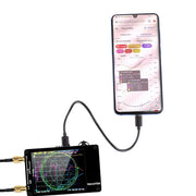 NANOVNA-H Versione aggiornata TFT da 2,8 pollici 50Khz-1.5Ghz Analizzatore di antenna di rete vettoriale MF HF VHF UHF con scheda SD, 2.8 Inch