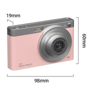 C13 Fotocamera digitale HD con obiettivo telescopico con zoom ottico 4K 8X da 2,88 pollici, specifiche:, White, Pink, Black, White+Card Reader+Wiper, Pink+Card Reader+Wiper, Black+Card Reader+Wiper, White+Card Reader+8G, White+Card Reader+16G