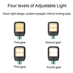 Lampada portatile per la protezione degli occhi con ricarica regolabile a quattro marce, Four-Gear Clip Light