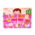 Libro educativo adesivo per bambini 3+ anni 31x22 cm