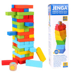 Gioco da tavolo in legno 54 pezzi colorati per bambini