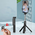 Bastone selfie Bluetooth pieghevole con rotazione 360°