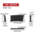 Per Infiniti G37/G25/Q60 4 pezzi/set adesivo per pulsante volante guida a sinistra, Left-hand Drive