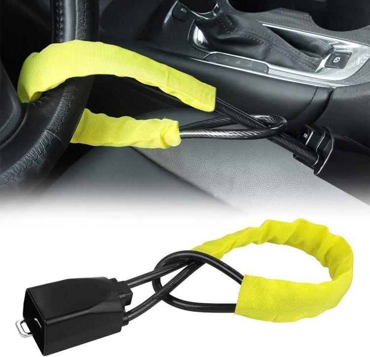 S308 Serrature antifurto di sicurezza della serratura della fune metallica del volante dell'automobile, S308 Red, S308 Yellow, S308 Black
